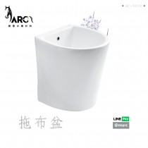 僅有一座 衛浴福利品 恒潔 省水單體馬桶 HC-0129D 拖布盆 HC-9004 方形藝術盆 HC-10520-040