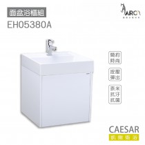 CAESAR 凱撒 面盆 浴櫃 面盆浴櫃組 超值推薦 收納機能 LF5380 A/B  彈壓按出