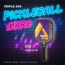 Triple Ace ViktorG 玻璃纖維 匹克球拍 職業選手拍